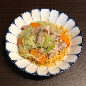 家にあるもので簡単皿うどん